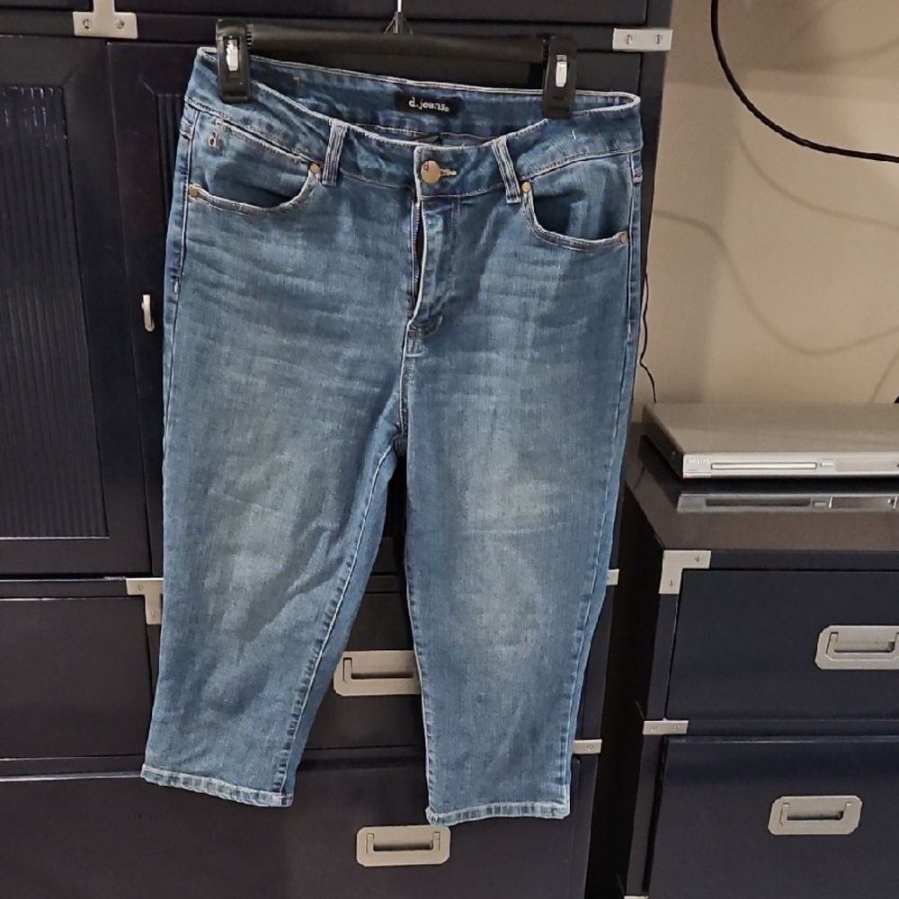 d. jeans Blue Ankle Cropped Jeans